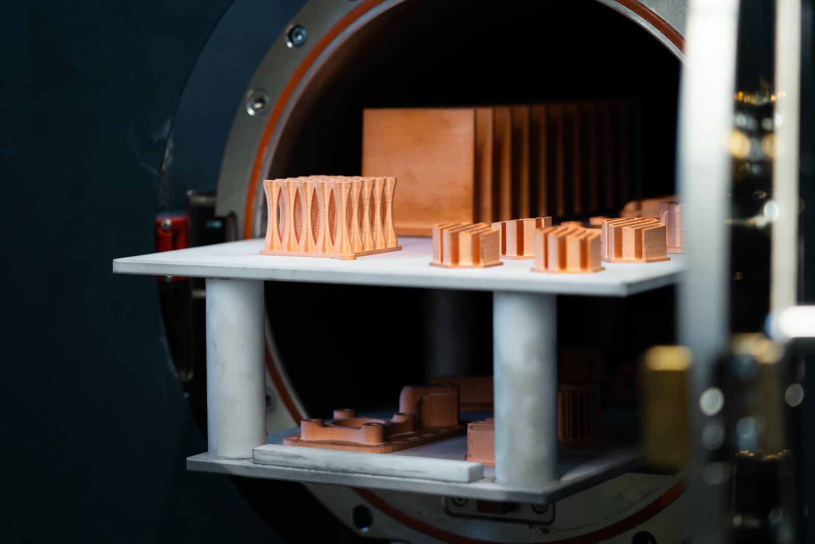 Copper parts in Sinter-2 furnace